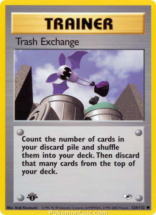 2000 Pokémon TCG Gym Heroes Set - 126 - Trash Exchange