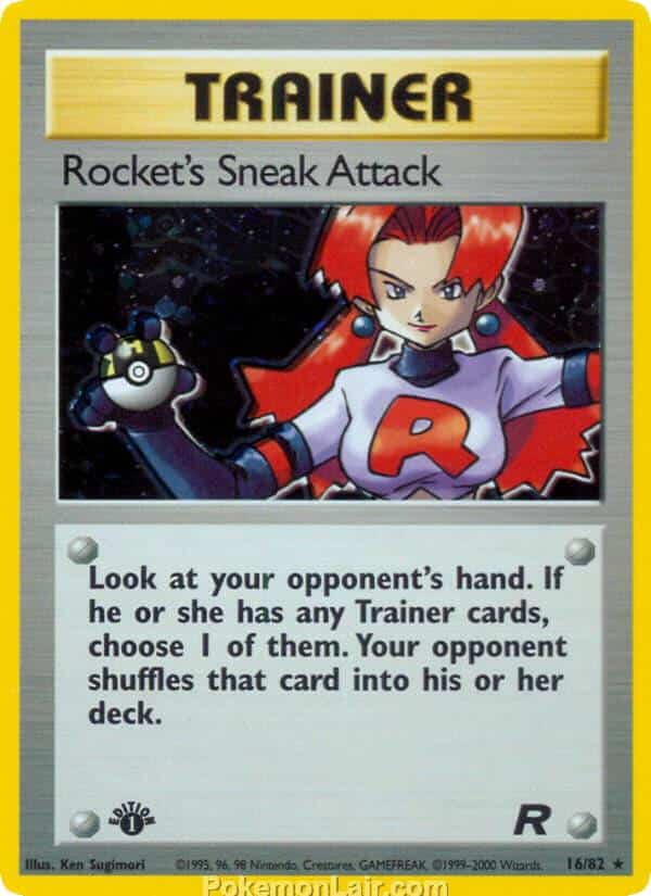 2000 Pokémon TCG Team Rocket Set - 16 - Rockets Sneak Attack