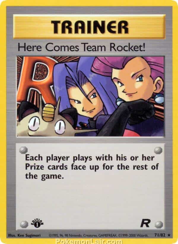 2000 Pokémon TCG Team Rocket Set - 71 - Here Comes Team Rocket