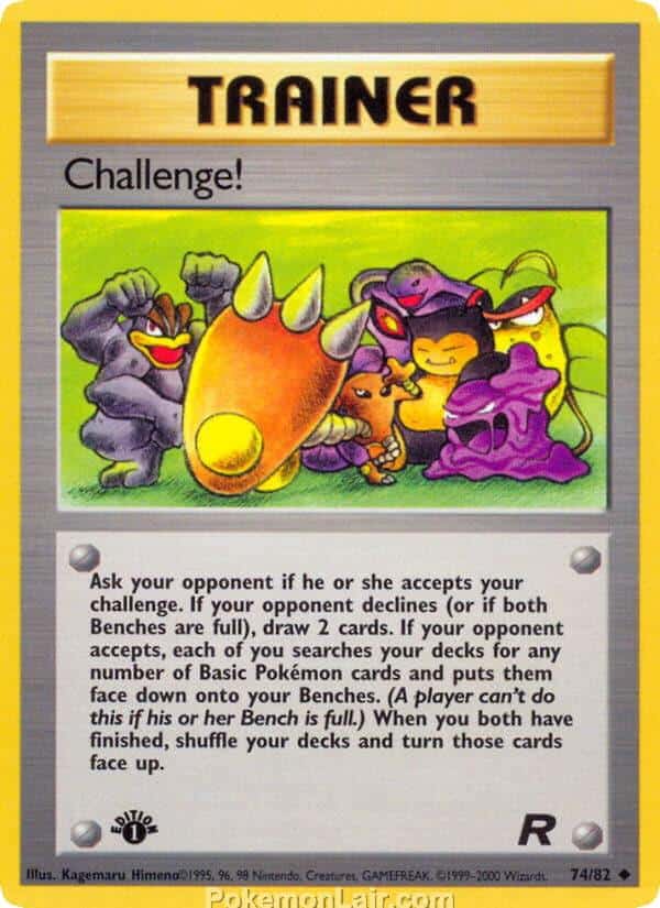 2000 Pokémon TCG Team Rocket Set - 74 - Challenge