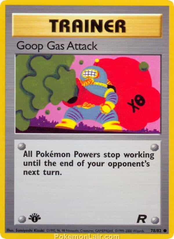 2000 Pokémon TCG Team Rocket Set - 78 - Goop Gas Attack