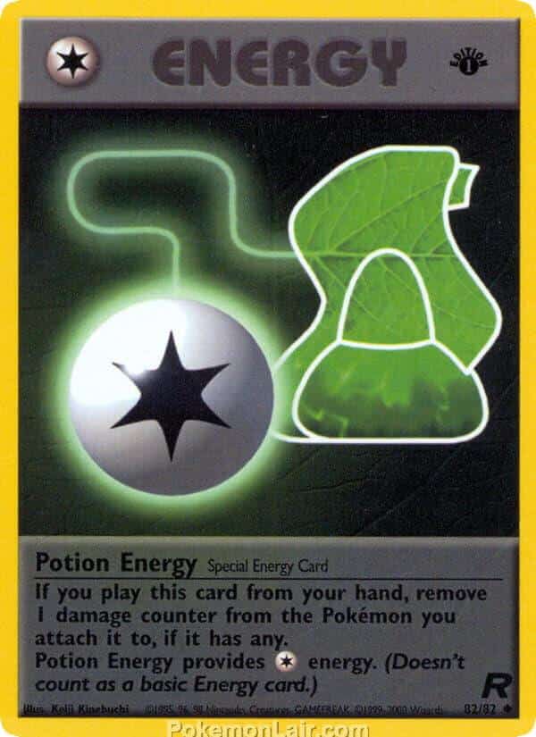 2000 Pokémon TCG Team Rocket Set - 82 - Potion Energy