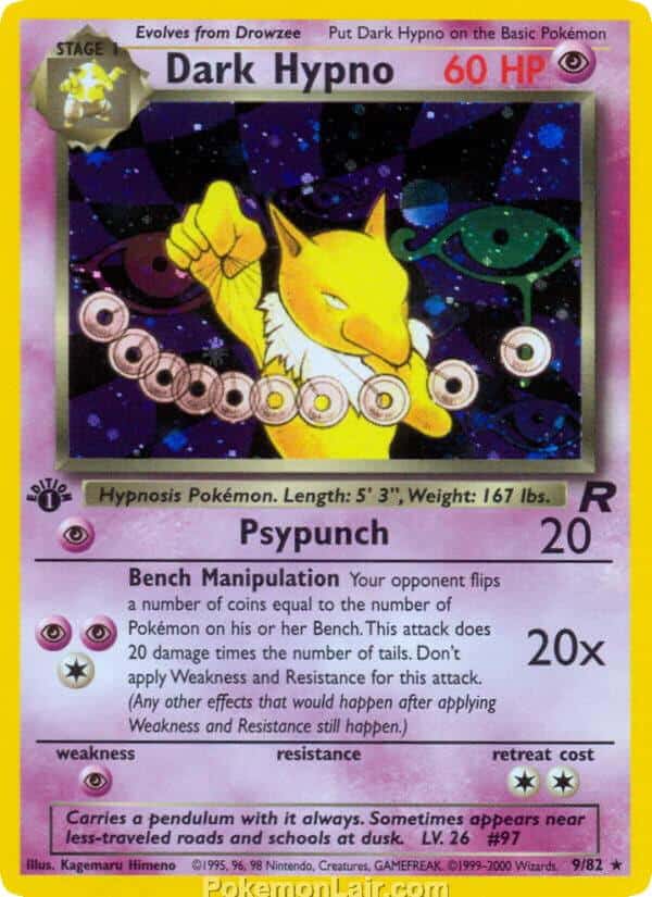 2000 Pokémon TCG Team Rocket Set - 9 - Dark Hypno