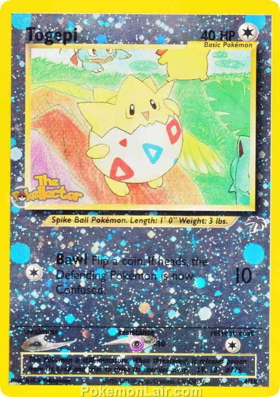 2001 Pokemon Trading Card Game NEO Southern Islands Set 4 Togepi