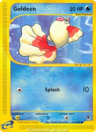 2002 Pokemon Trading Card Game Expedition Base Set 111 Goldeen