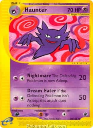 2002 Pokemon Trading Card Game Expedition Base Set 80 Haunter