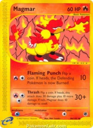 2002 Pokemon Trading Card Game Expedition Base Set 86 Magmar