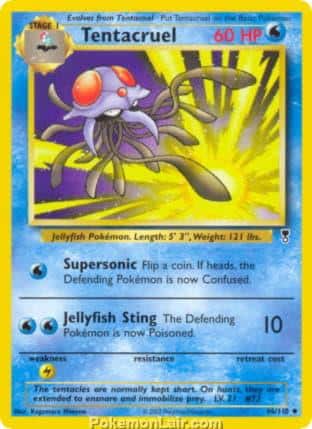 2002 Pokemon Trading Card Game Legendary Collection Set 66 Tentacruel