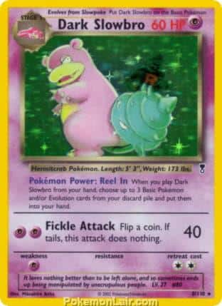 2002 Pokemon Trading Card Game Legendary Collection Set 8 Dark Slowbro