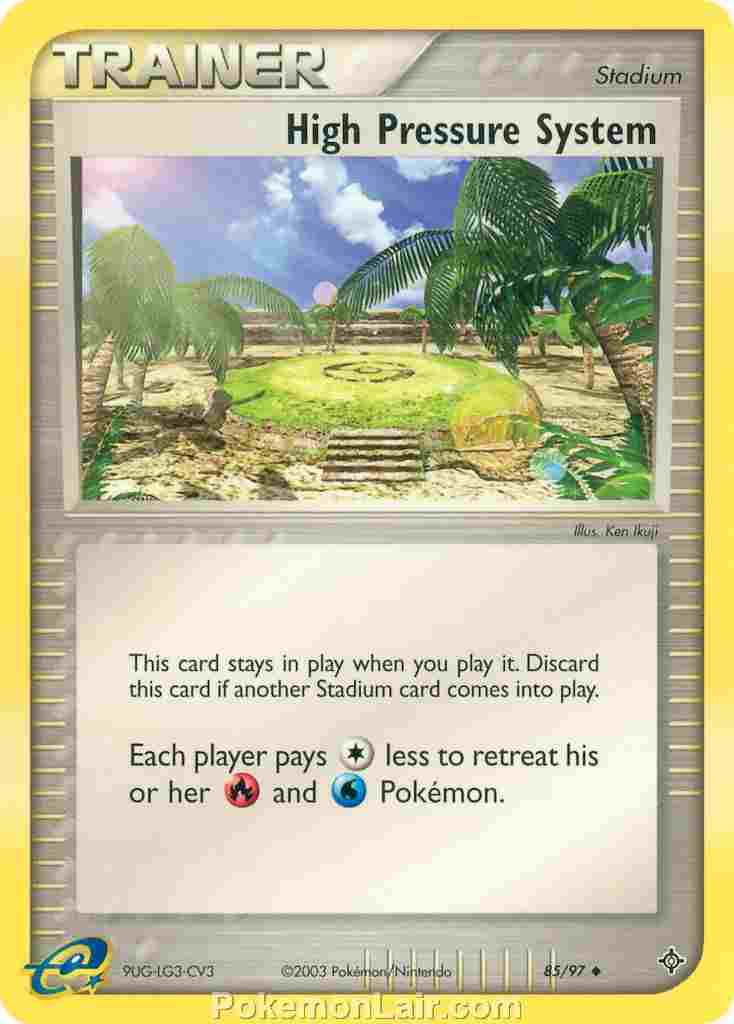 2003 Pokemon Trading Card Game EX Dragon Set 85 High Pressure System