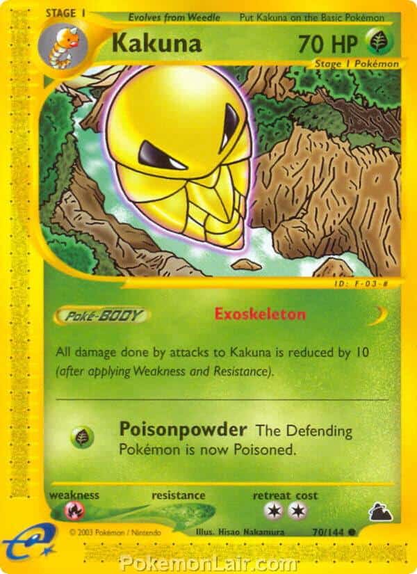 2003 Pokemon Trading Card Game Skyridge Set 70 Kakuna