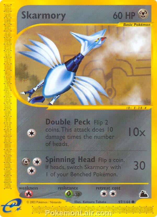 2003 Pokemon Trading Card Game Skyridge Set 97 Skarmory