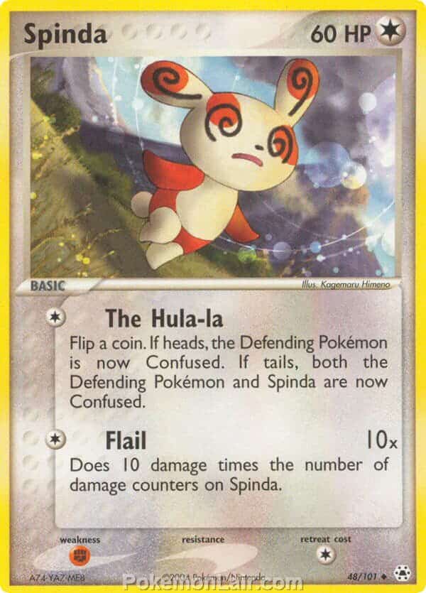 2004 Pokemon Trading Card Game EX Hidden Legends Price List 48 Spinda