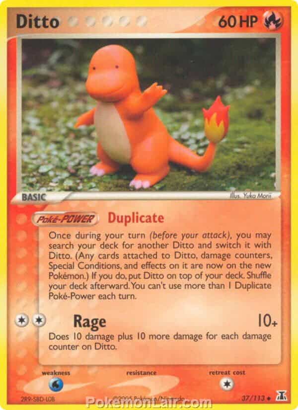 2005 Pokemon Trading Card Game EX Delta Species Price List 37 Ditto