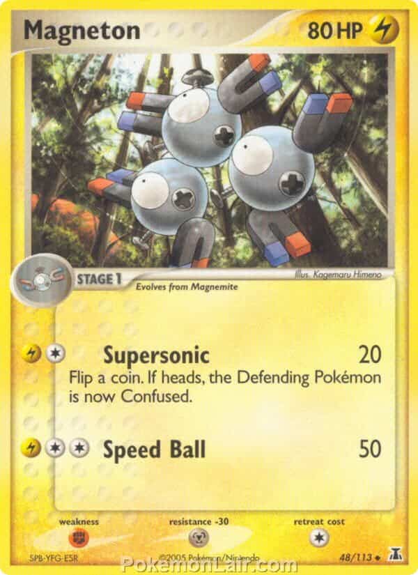 2005 Pokemon Trading Card Game EX Delta Species Price List 48 Magneton