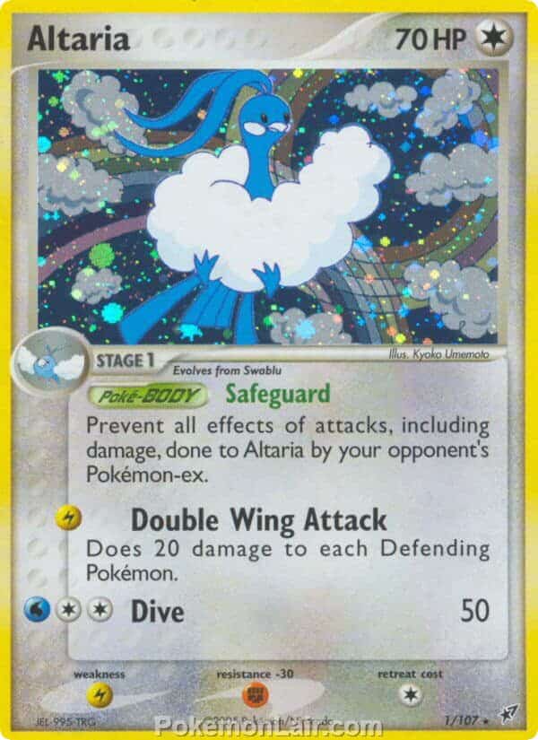 2005 Pokemon Trading Card Game EX Deoxys Price List 1 Altaria