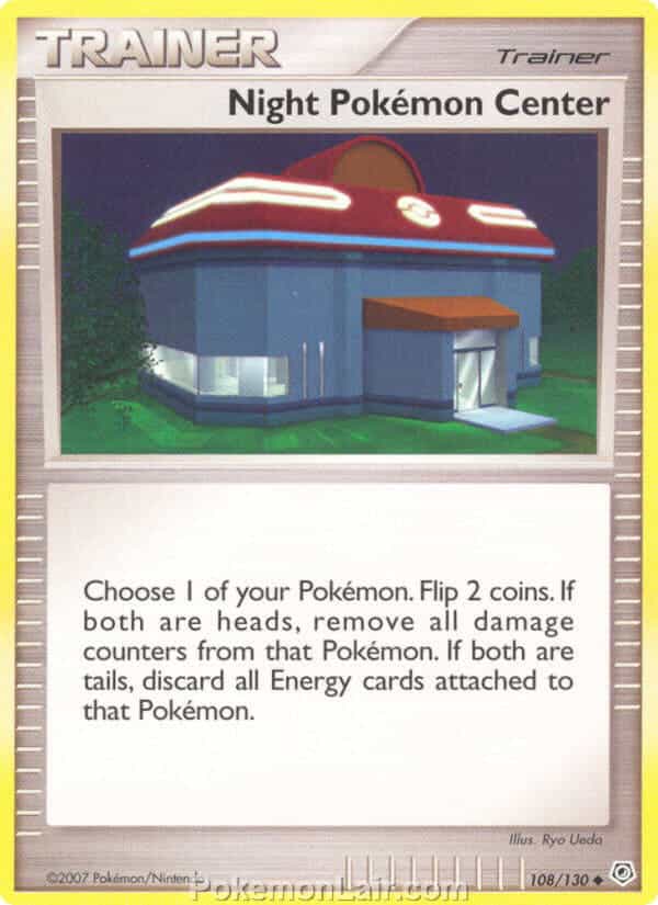 2007 Pokemon Trading Card Game Diamond and Pearl Base Price List – 108 Night Pokemon Center