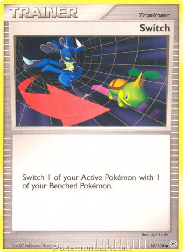 2007 Pokemon Trading Card Game Diamond and Pearl Base Set – 119 Switch