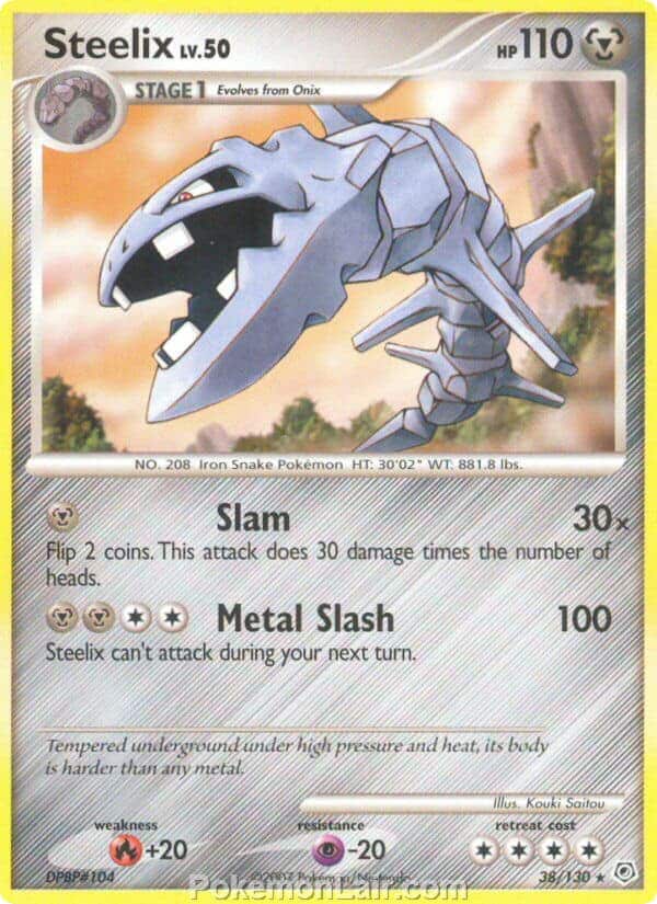 2007 Pokemon Trading Card Game Diamond and Pearl Base Set – 38 Steelix