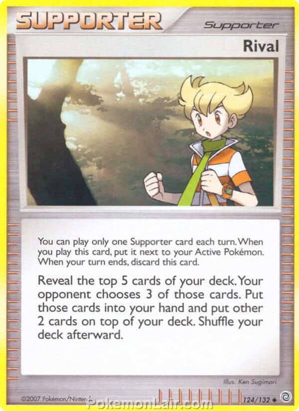 2007 Pokemon Trading Card Game Diamond and Pearl Secret Wonders Price List – 124 Rival