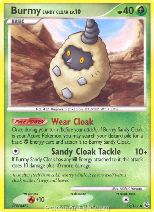 2007 Pokemon Trading Card Game Diamond and Pearl Secret Wonders Price List – 79 Burmy Sandy Cloak