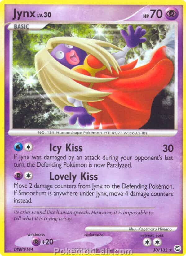 2007 Pokemon Trading Card Game Diamond and Pearl Secret Wonders Set – 30 Jynx