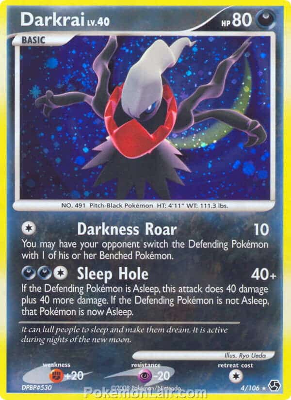 2008 Pokemon Trading Card Game Diamond and Pearl Great Encounters Price List – 4 Darkrai