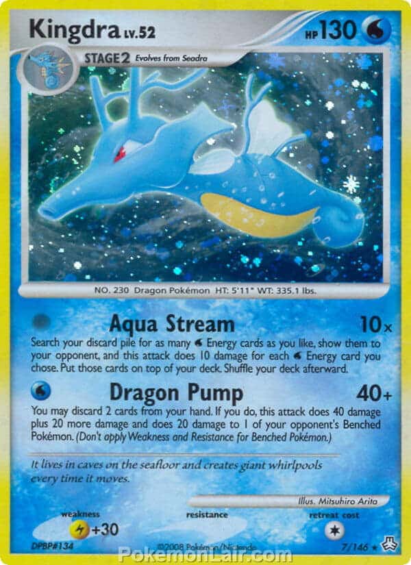 2008 Pokemon Trading Card Game Diamond and Pearl Legends Awakened Set – 7 Kingdra