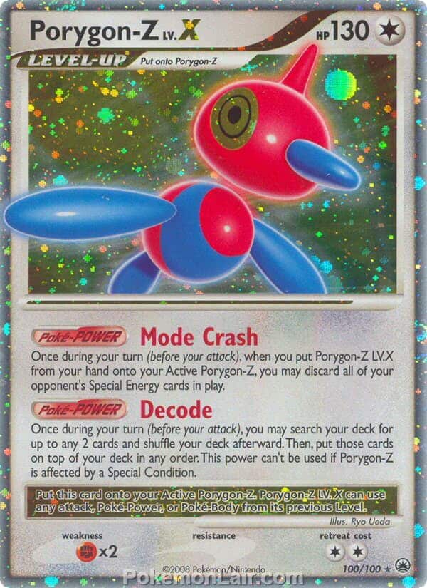 2008 Pokemon Trading Card Game Diamond and Pearl Majestic Dawn Price List – 100 Porygon Z