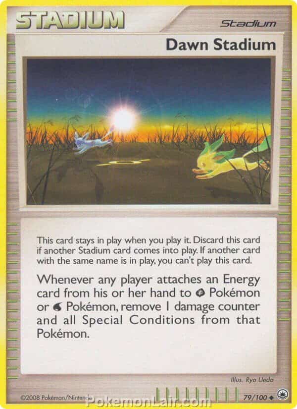 2008 Pokemon Trading Card Game Diamond and Pearl Majestic Dawn Price List – 79 Dawn Stadium