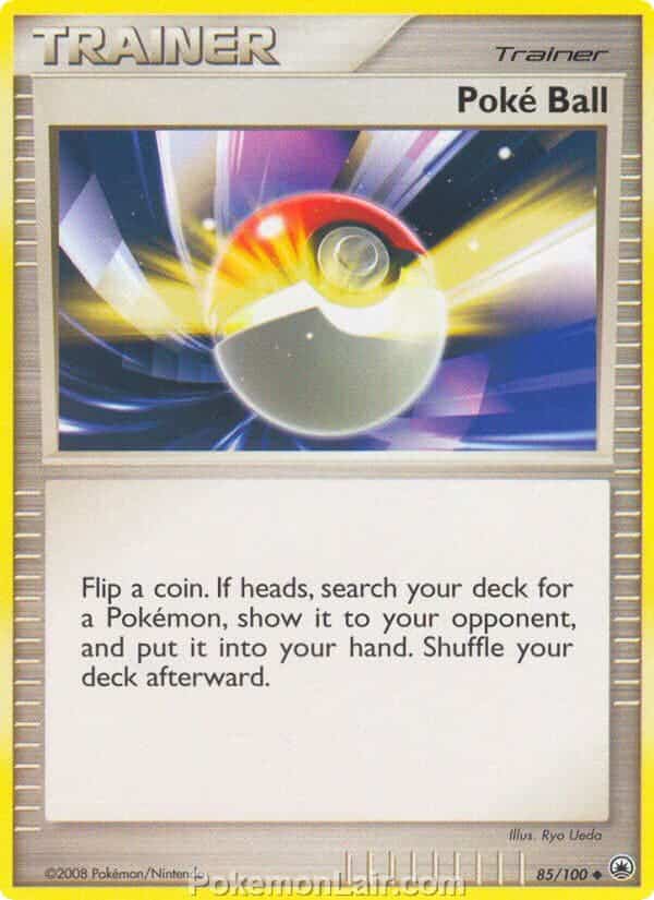 2008 Pokemon Trading Card Game Diamond and Pearl Majestic Dawn Set – 85 Poke Ball