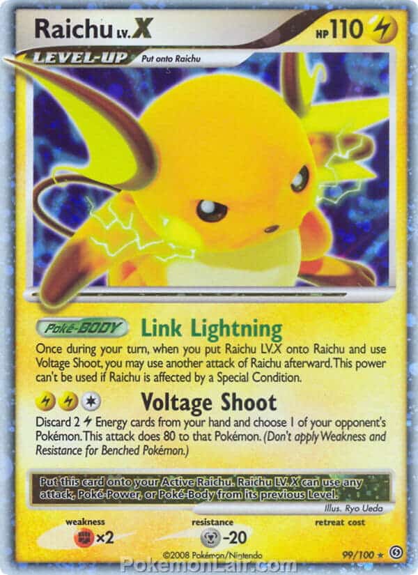 2008 Pokemon Trading Card Game Diamond and Pearl Stormfront Price List – 99 Raichu