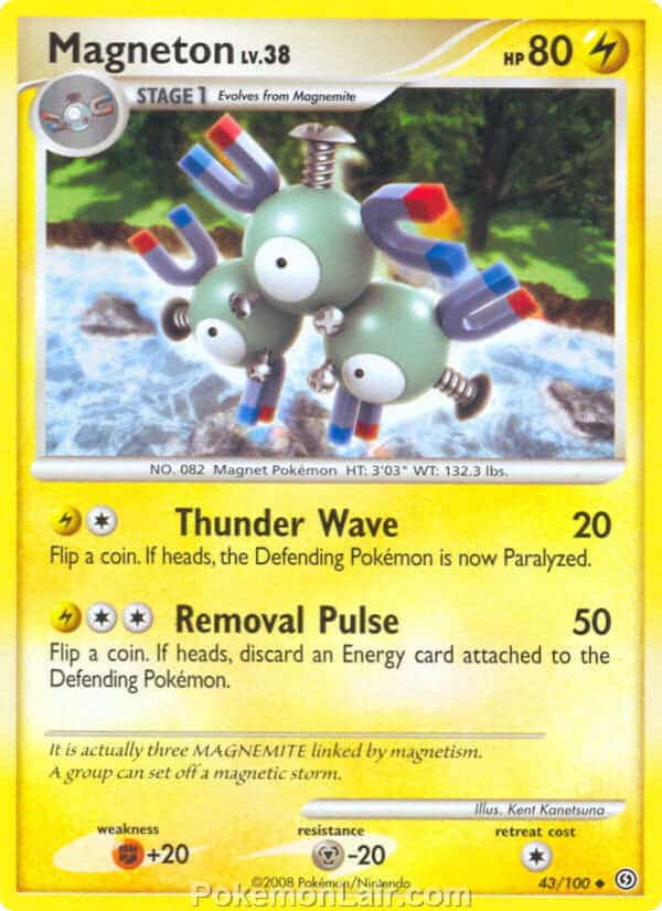 2008 Pokemon Trading Card Game Diamond and Pearl Stormfront Set – 43 Magneton