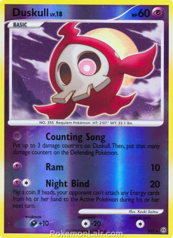 2008 Pokemon Trading Card Game Diamond and Pearl Stormfront Set – SH2 Duskull