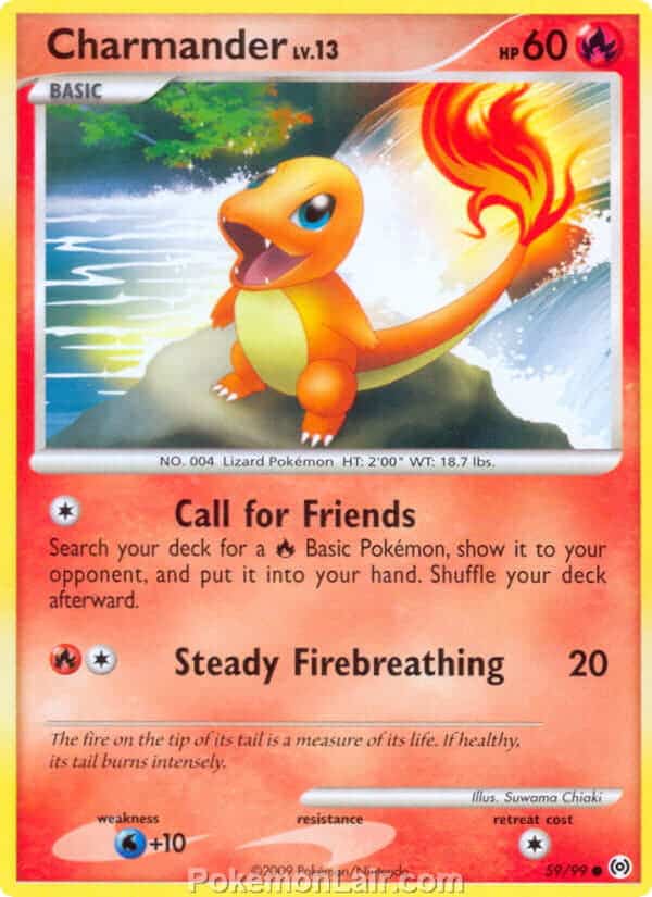 2009 Pokemon Trading Card Game Platinum Arceus Price List – 59 Charmander