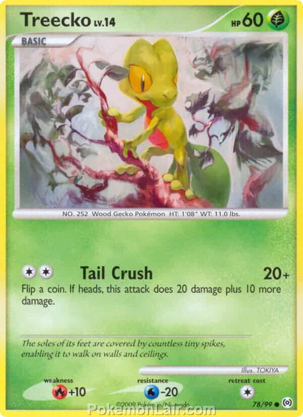 2009 Pokemon Trading Card Game Platinum Arceus Set – 78 Treecko