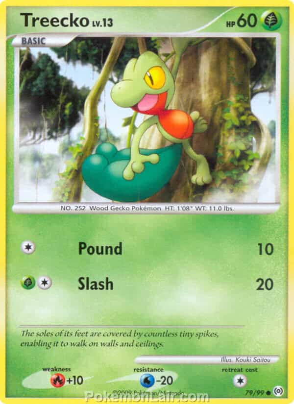 2009 Pokemon Trading Card Game Platinum Arceus Set – 79 Treecko