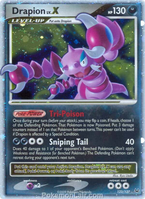 2009 Pokemon Trading Card Game Platinum Base Set – 123 Drapion