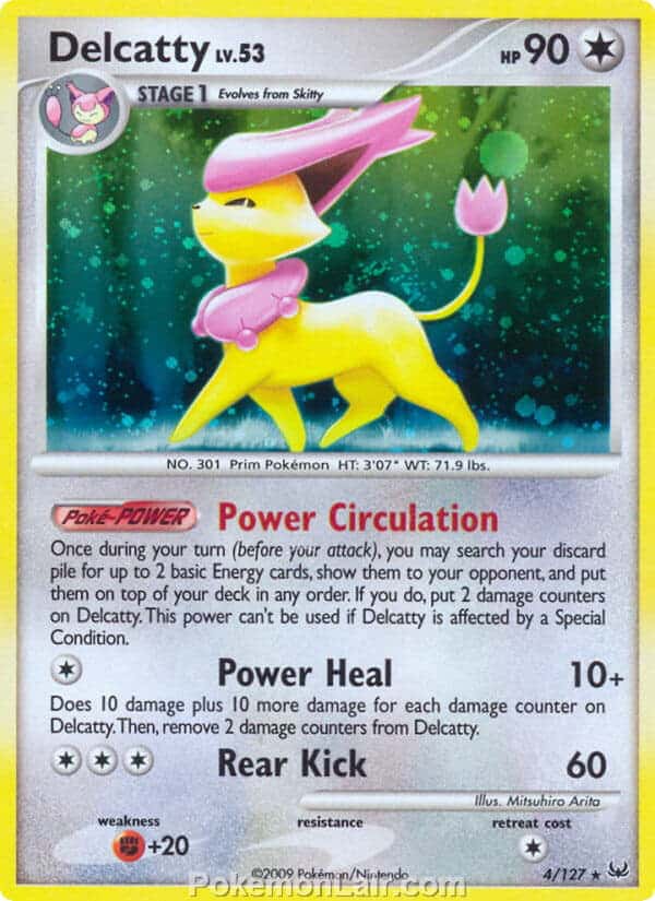 2009 Pokemon Trading Card Game Platinum Base Set – 4 Delcatty