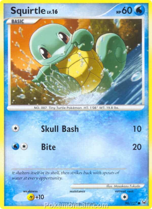 2009 Pokemon Trading Card Game Platinum Base Set – 96 Squirtle