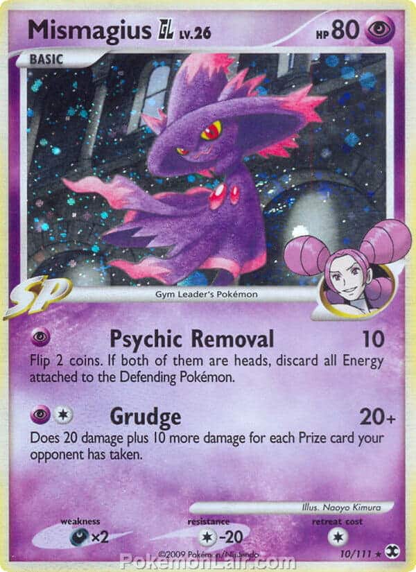 2009 Pokemon Trading Card Game Platinum Rising Rivals Price List – 10 Mismagius GL