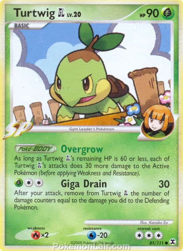 2009 Pokemon Trading Card Game Platinum Rising Rivals Price List – 85 Turtwig GL