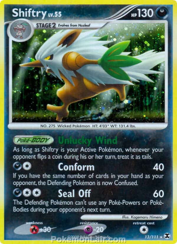 2009 Pokemon Trading Card Game Platinum Rising Rivals Set – 13 Shiftry