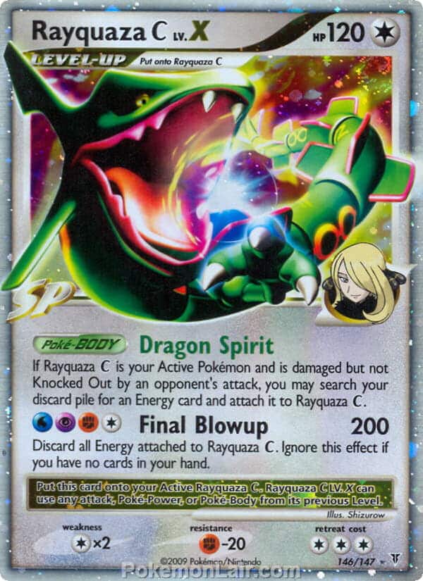 2009 Pokemon Trading Card Game Platinum Supreme Victors Set – 146 Rayquaza C