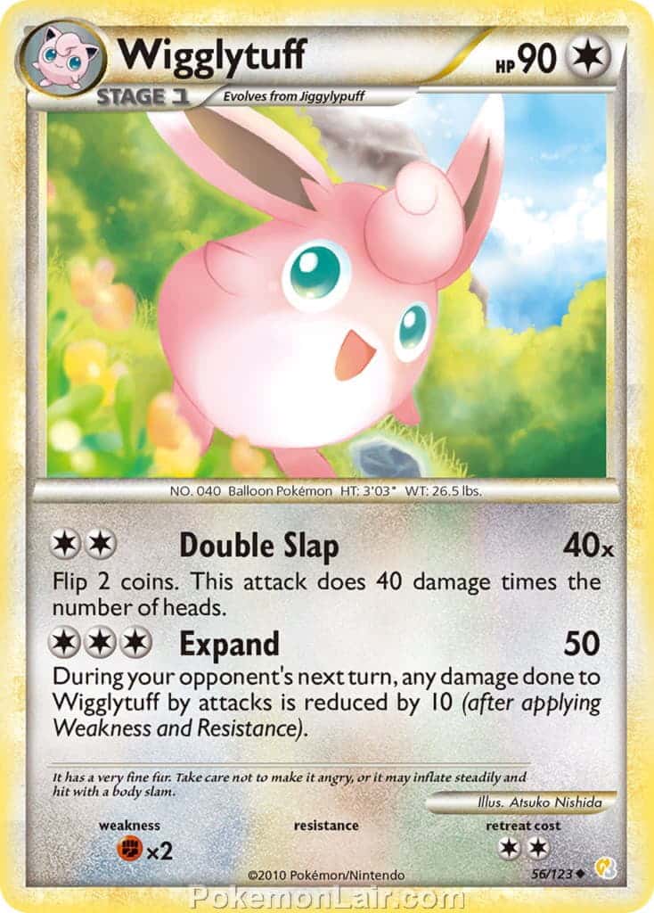 2010 Pokemon Trading Card Game HeartGold SoulSilver Base Price List – 56 Wigglytuff