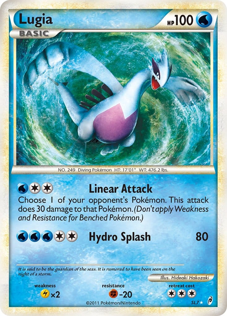 2011 Pokemon Trading Card Game HeartGold SoulSilver Call Of Legends Set – SL7 Lugia