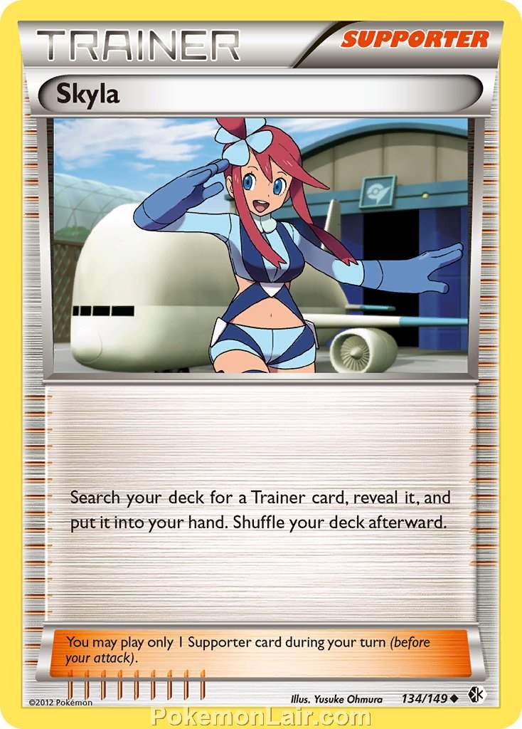 2012 Pokemon Trading Card Game Boundaries Crossed Price List – 134 Skyla