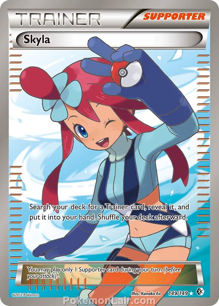 2012 Pokemon Trading Card Game Boundaries Crossed Price List – 149 Skyla