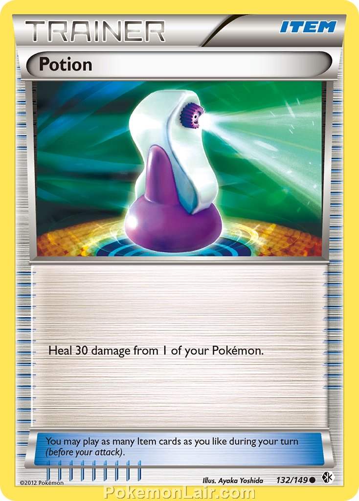 2012 Pokemon Trading Card Game Boundaries Crossed Set – 132 Potion