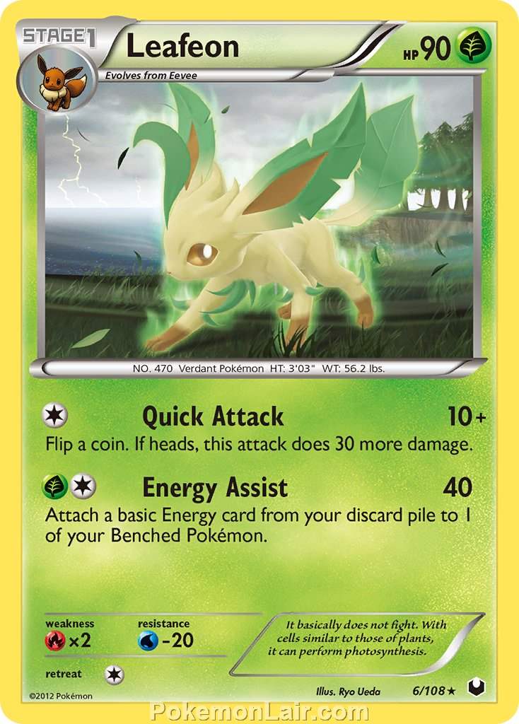 2012 Pokemon Trading Card Game Dark Explorers Price List – 6 Leafeon